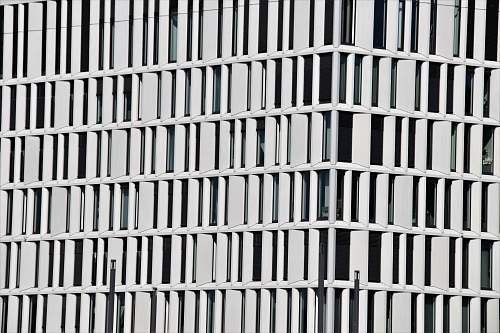 office building white concrete building view window